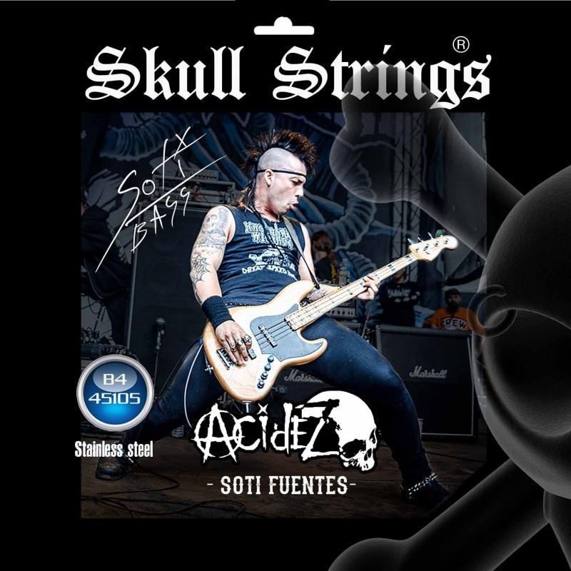 4 strings bass set Soti Fuentes (Acidez)  Signature 45-105 Stainless steel