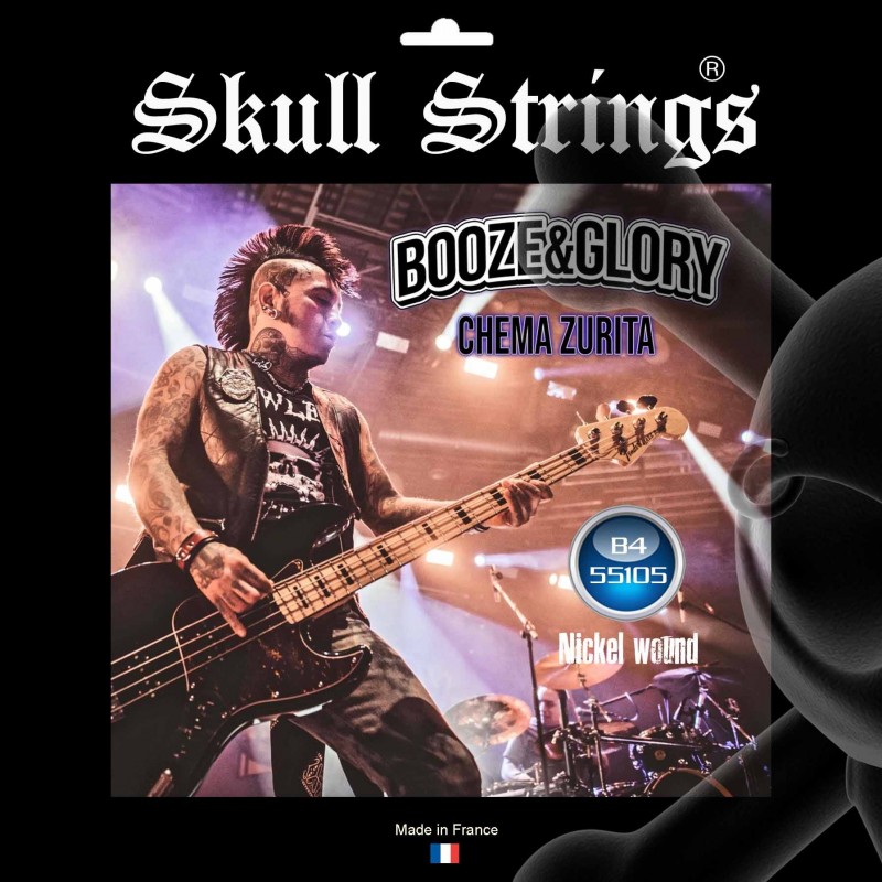 4 strings bass Chema Zurita  Booze & Glory Signature 55-105